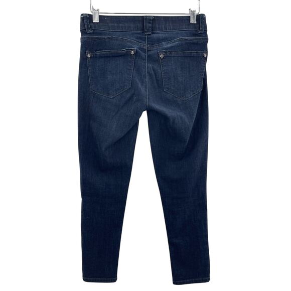 Wit & Wisdom Dark Wash Skinny Ankle Jeans Cotton Blend Stretch Preppy Size 2P - Picture 9 of 13